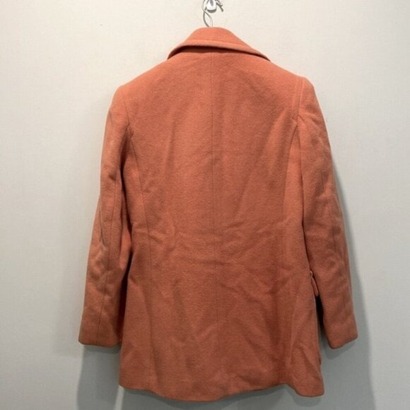 Laura pink Mohair Double Breasted Coat size large - Picture 11 of 14